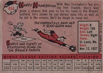 Harry Hanebrink  baseball card collectible - Main Image 2