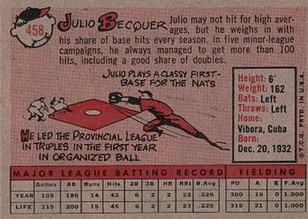 Julio Becquer  baseball card collectible - Main Image 2