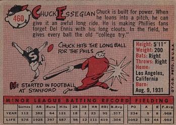 Chuck Essegian  baseball card collectible - Main Image 2