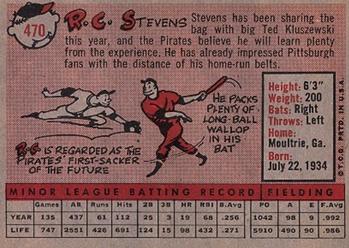 R.C. Stevens  baseball card collectible - Main Image 2