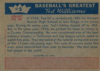 Ted Williams  baseball card collectible - Main Image 2