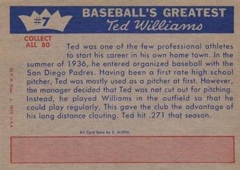 Ted Williams  baseball card collectible - Main Image 2