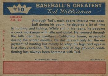 Ted Williams  baseball card collectible - Main Image 2