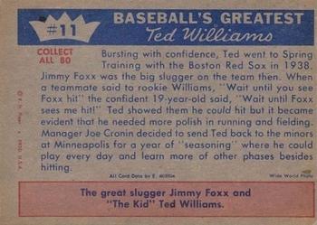 Jimmie Foxx / Ted Williams  baseball card collectible - Main Image 2