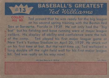 Ted Williams  baseball card collectible - Main Image 2