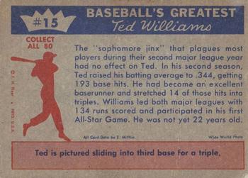 Ted Williams  baseball card collectible - Main Image 2