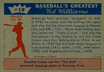 Ted Williams  baseball card collectible - Main Image 2