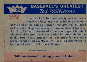Ted Williams  baseball card collectible - Main Image 2