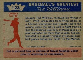 Ted Williams  baseball card collectible - Main Image 2
