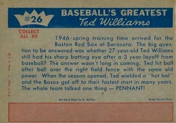 Ted Williams  baseball card collectible - Main Image 2