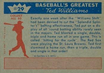 Ted Williams  baseball card collectible - Main Image 2