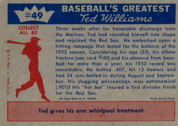 Ted Williams  baseball card collectible - Main Image 2