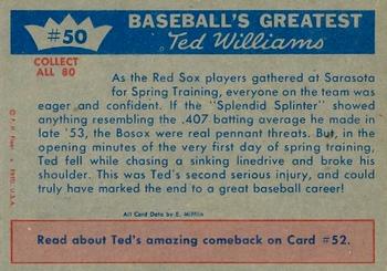 Ted Williams  baseball card collectible - Main Image 2