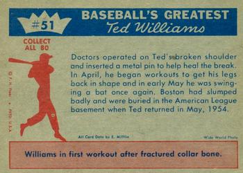 Ted Williams  baseball card collectible - Main Image 2