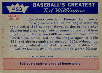 Ted Williams  baseball card collectible - Main Image 2