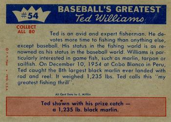 Ted Williams  baseball card collectible - Main Image 2