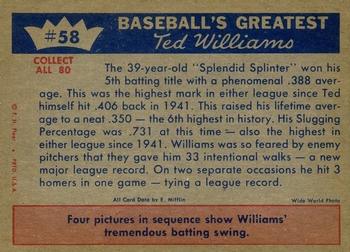 Ted Williams  baseball card collectible - Main Image 2