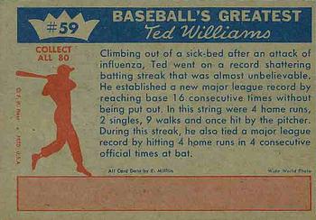 Ted Williams  baseball card collectible - Main Image 2