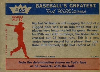 Ted Williams  baseball card collectible - Main Image 2