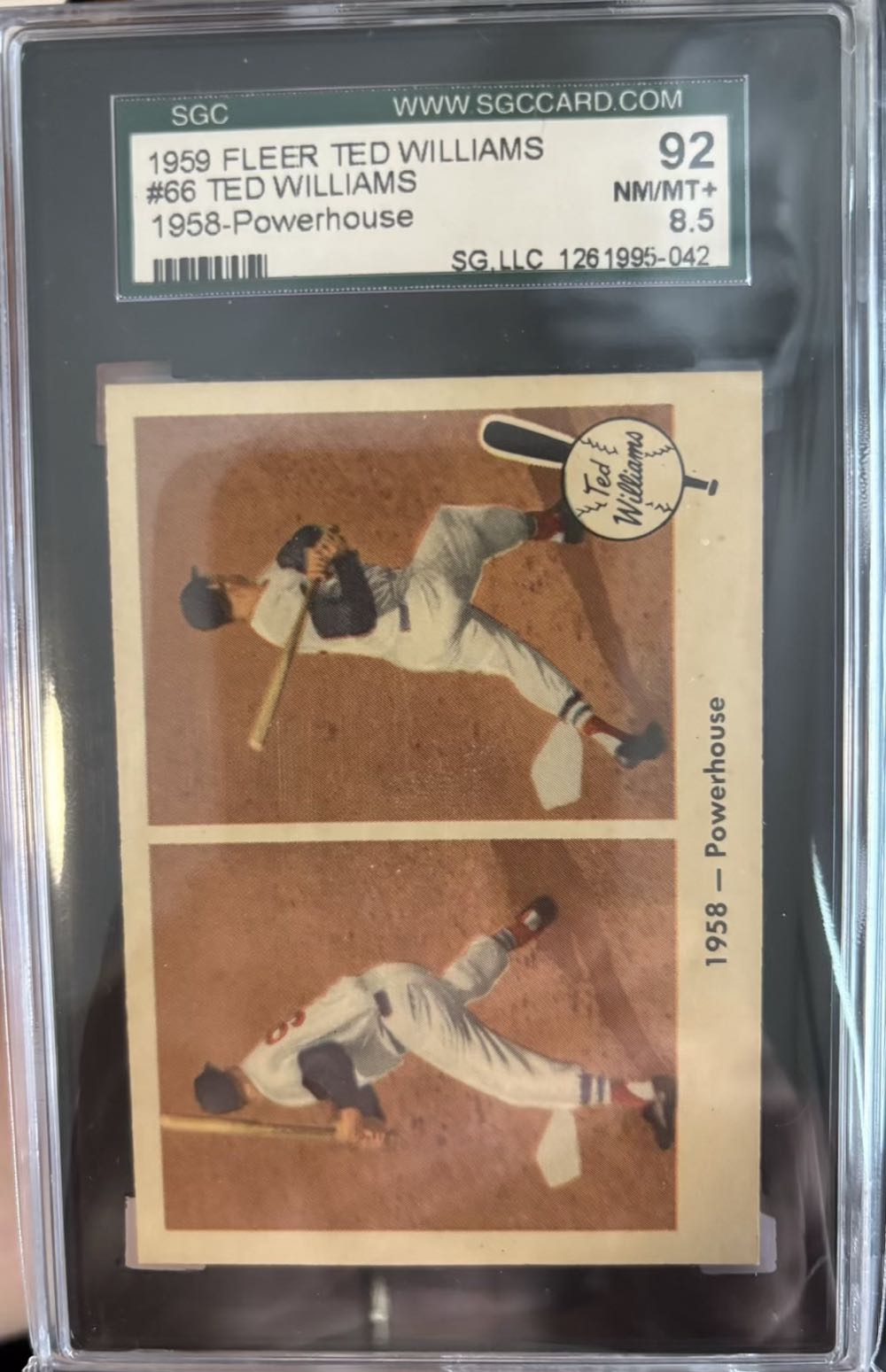 Ted Williams  baseball card collectible - Main Image 3