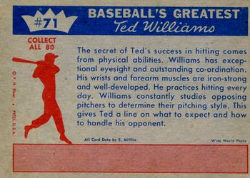 Ted Williams  baseball card collectible - Main Image 2