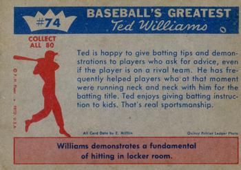 Ted Williams  baseball card collectible - Main Image 2