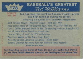 Ted Williams  baseball card collectible - Main Image 2