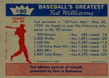 Ted Williams  baseball card collectible - Main Image 2