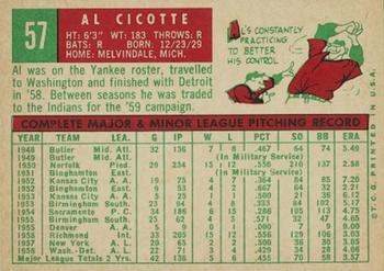 Al Cicotte  baseball card collectible - Main Image 2
