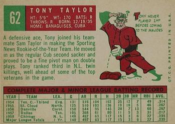 Tony Taylor  baseball card collectible - Main Image 2