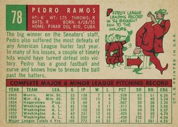 Pedro Ramos  baseball card collectible - Main Image 2