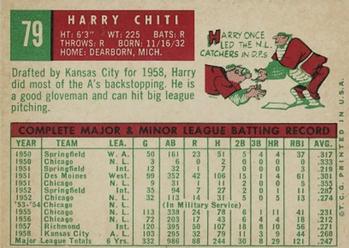 Harry Chiti  baseball card collectible - Main Image 2