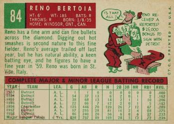 Reno Bertoia  baseball card collectible - Main Image 2
