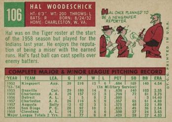 Hal Woodeshick  baseball card collectible - Main Image 2