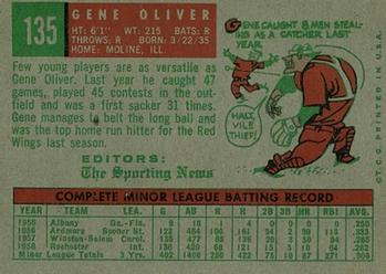Gene Oliver  baseball card collectible - Main Image 2