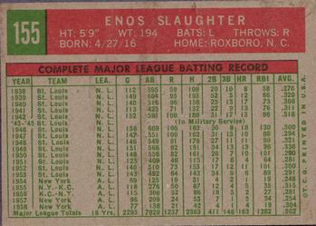 Enos Slaughter  baseball card collectible - Main Image 2