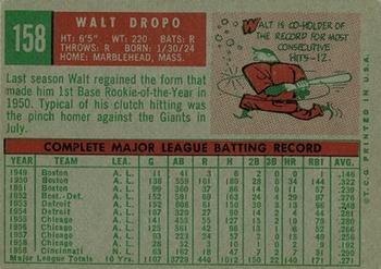 Walt Dropo  baseball card collectible - Main Image 2