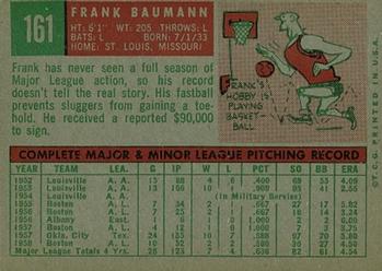 Frank Baumann  baseball card collectible - Main Image 2