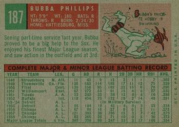 Bubba Phillips  baseball card collectible - Main Image 2