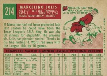 Marcelino Solis  baseball card collectible - Main Image 2