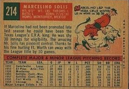 Marcelino Solis  baseball card collectible - Main Image 2