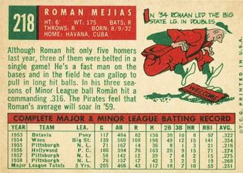Roman Mejias  baseball card collectible - Main Image 2