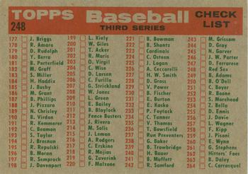 Red Sox Team Card / Third Series Checklist: 177-264  baseball card collectible - Main Image 2