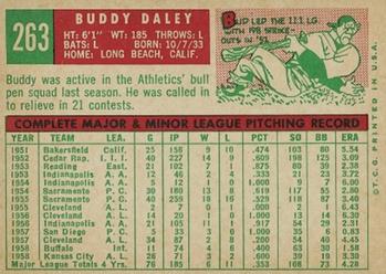 Buddy Daley  baseball card collectible - Main Image 2