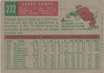 Jerry Lumpe  baseball card collectible - Main Image 2