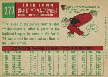 Turk Lown  baseball card collectible - Main Image 2