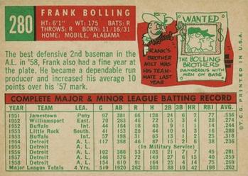 Frank Bolling  baseball card collectible - Main Image 2