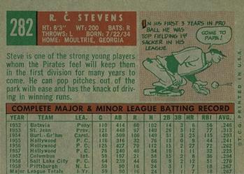 R.C. Stevens  baseball card collectible - Main Image 2