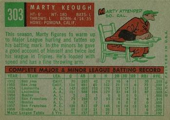 Marty Keough  baseball card collectible - Main Image 2
