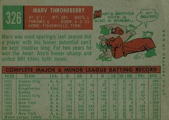 Marv Throneberry  baseball card collectible - Main Image 2